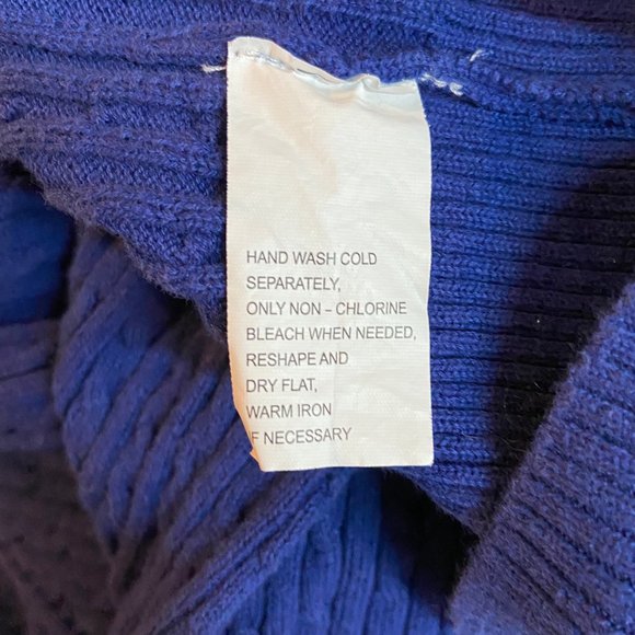 🌟💙Cobalt Blue Sweater W Zipper Detail💙🌟 - Picture 7 of 7